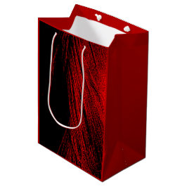 Abstrakte Geschenktasche aus Rotpferd Mittlere Geschenktüte