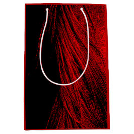 Abstrakte Geschenktasche aus Rotpferd Mittlere Geschenktüte