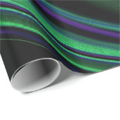 Abstrakte Geschenkwrake von Aurora Borealis Geschenkpapier (Rolleneckpunkt)