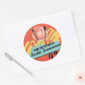 Abstrakte Geschirr aus der Küche Runder Aufkleber (Umschlag)