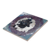 Abstrakte geschmolzene Crayon Puddle Fliese (Seite)