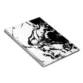 Abstrakte Gesichter Incidental Art Spiral Notebook Notizblock (Rechte Seite)