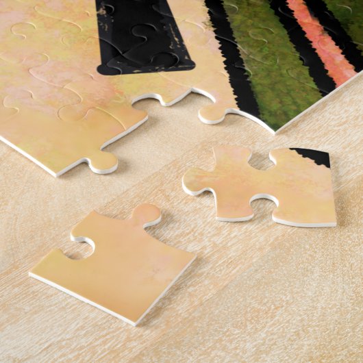 Abstrakte Gesichter Kubismus Portrait Puzzle (Seite)