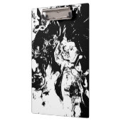 Abstrakte Gesichter Kunst Klemmbrett (Links)