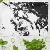 Abstrakte Gesichter - Kunst, Küche Handtücher (Gefaltet)