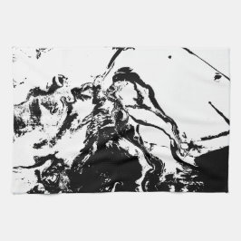 Abstrakte Gesichter - Kunst, Küche Handtücher