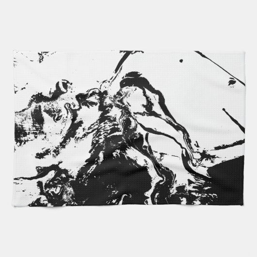 Abstrakte Gesichter - Kunst, Küche Handtücher (Horizontal)