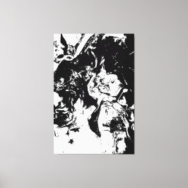 Abstrakte Gesichter Kunst Leinwanddruck