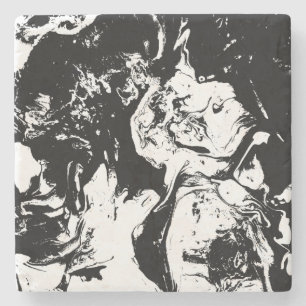 Abstrakte Gesichter Kunst Steinuntersetzer