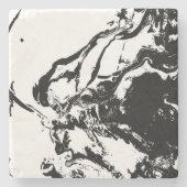 Abstrakte Gesichter Kunst Stone Untersetzer (Vorderseite)