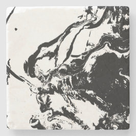 Abstrakte Gesichter Kunst Stone Untersetzer