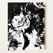 Abstrakte Gesichter - Kunstplaner Planer (Rückseite)