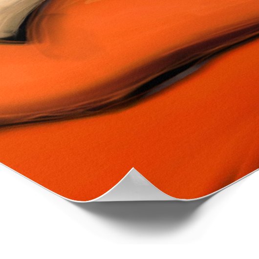 Abstrakte Gesichter Poster (Ecke)