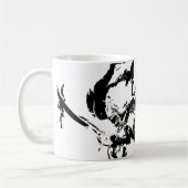 Abstrakte Gesichter Tasse der Kunst (Links)