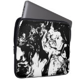 Abstrakte Gesichter - unbeabsichtigte Kunst - Lapt Laptopschutzhülle (Vorne Rechts)