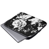 Abstrakte Gesichter - unbeabsichtigte Kunst - Lapt Laptopschutzhülle (Vorne Knopf)