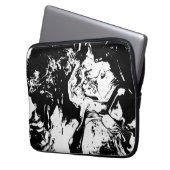 Abstrakte Gesichter - unbeabsichtigte Kunst - Lapt Laptopschutzhülle (Vorderseite Links)