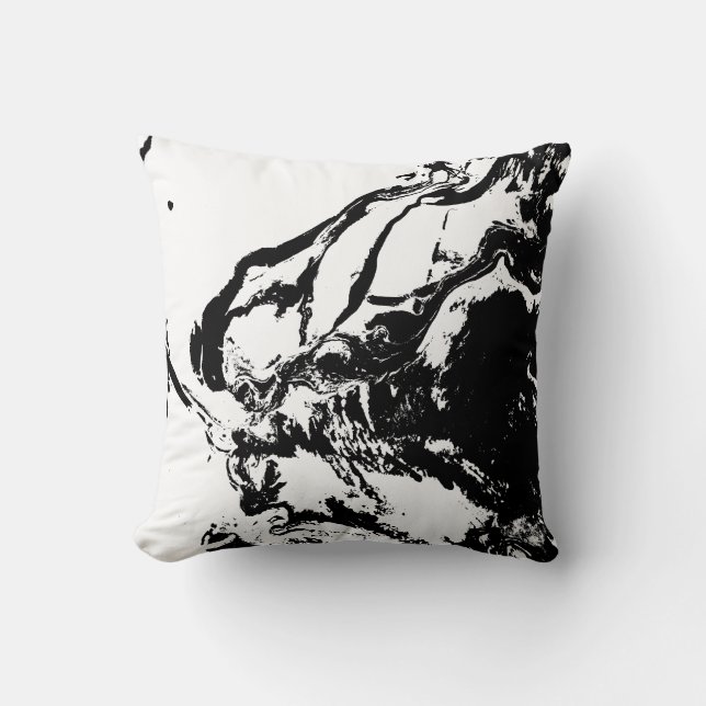 Abstrakte Gesichtshaut - Kissen (Vorderseite)