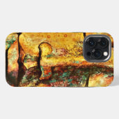 Abstrakte Gesichtskunst iPhone Hülle (Rückseite (Horizontal))