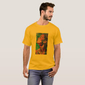 Abstrakte Gesichtskunst Männer T-Shirt (Vorne ganz)