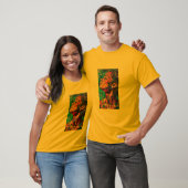 Abstrakte Gesichtskunst Männer T-Shirt (Unisex)