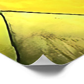 Abstrakte Gesichtskunst - Tontechnik Poster (Ecke)