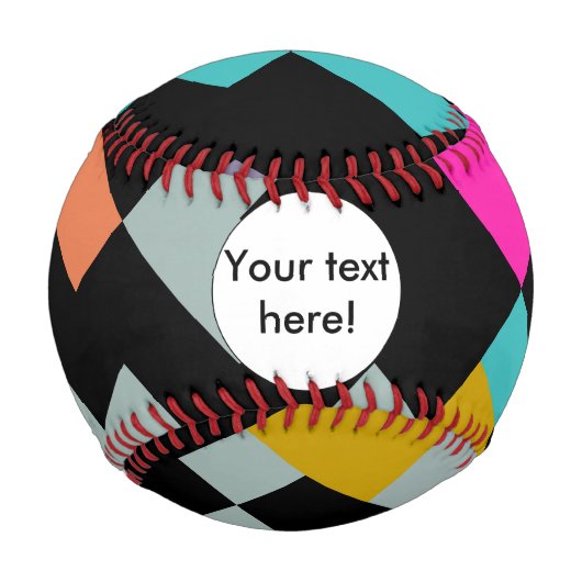 Abstrakte Gestaltung der miteinander verbundenen F Baseball (Vorderseite)