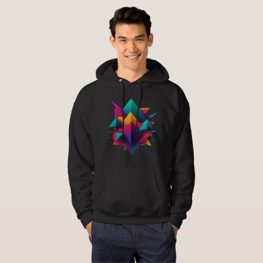 abstrakte Gestaltung Hoodie (Vorne ganz)