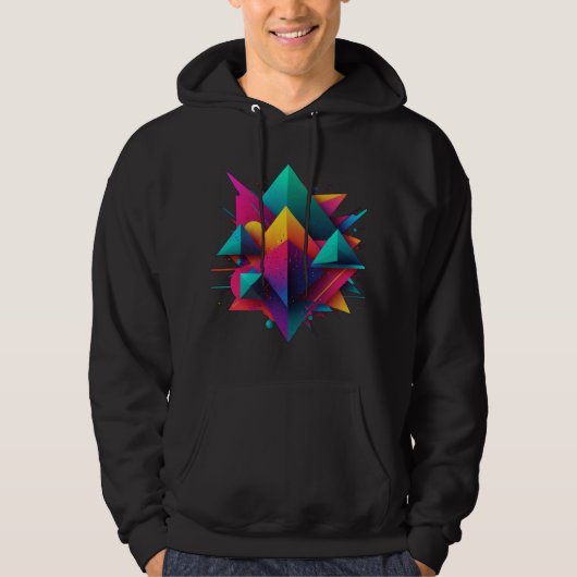 abstrakte Gestaltung Hoodie (Vorderseite)