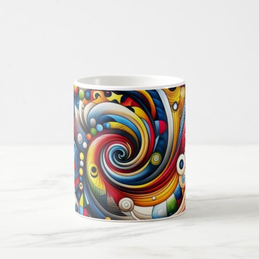 abstrakte Gestaltung Kaffeetasse (Mittel)
