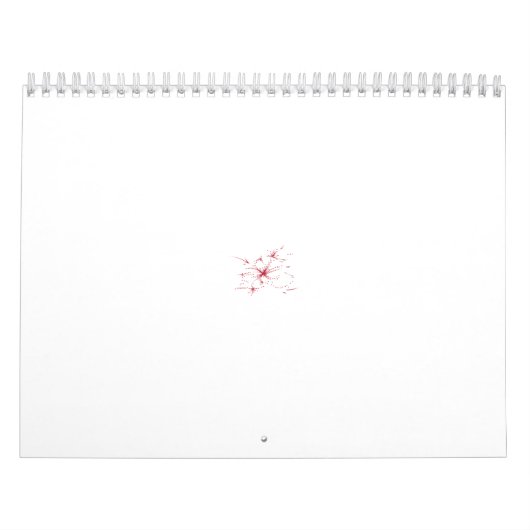 Abstrakte Gestaltung mehrerer roter Blume Kalender (Titelbild)