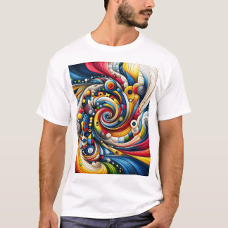 abstrakte Gestaltung T-Shirt