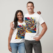 abstrakte Gestaltung T-Shirt (Unisex)