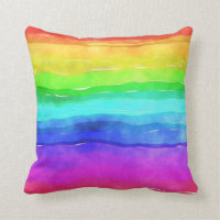 Abstrakte gestrichene Streifen Regenbogen