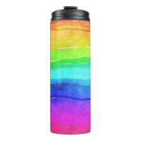 Abstrakte gestrichene Streifen Regenbogen