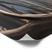 Abstrakte, gezwirnte Baumzweige Plakatdruck Poster (Ecke)