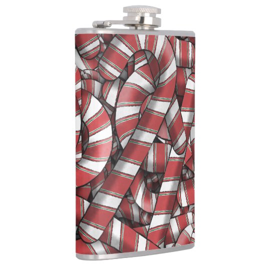 Abstrakte, gezwirnte Canons Flachmann (Rechts)