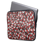 Abstrakte, gezwirnte Canons Laptopschutzhülle (Vorderseite Links)