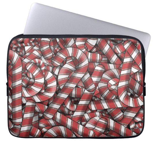 Abstrakte, gezwirnte Canons Laptopschutzhülle (Vorderseite)