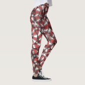 Abstrakte, gezwirnte Canons Leggings (Rechts)