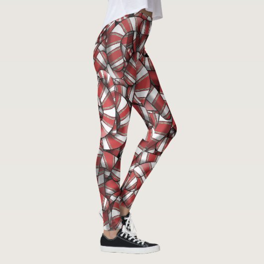 Abstrakte, gezwirnte Canons Leggings (Rechts)