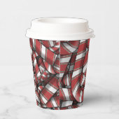 Abstrakte, gezwirnte Canons Pappbecher (Rechts)