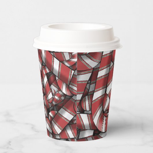 Abstrakte, gezwirnte Canons Pappbecher (Rechts)
