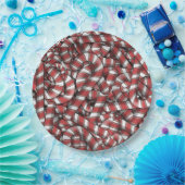 Abstrakte, gezwirnte Canons Pappteller (Party)