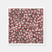 Abstrakte, gezwirnte Canons Serviette (Vorderseite)