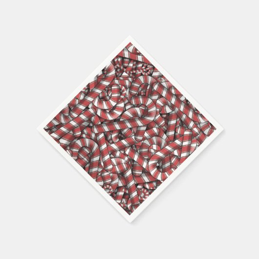 Abstrakte, gezwirnte Canons Serviette (Ecke)