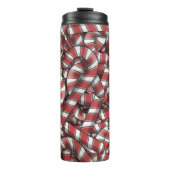 Abstrakte, gezwirnte Canons Thermosbecher (Vorderseite)