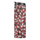 Abstrakte, gezwirnte Canons Thermosbecher (Nach rechts gedreht)