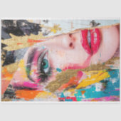 Abstrakte Gildenresilienz Art Decoupage Seidenpapier (Vorderseite)