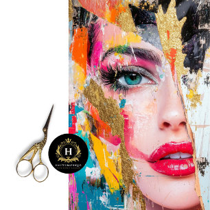 Abstrakte Gildenresilienz Art Decoupage Seidenpapier